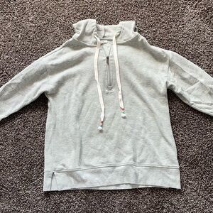 Heather Grey Zip-Up Hoodie